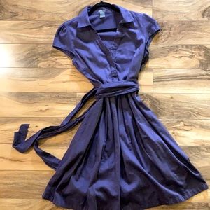 Ann Taylor eggplant colored dress. Size 14